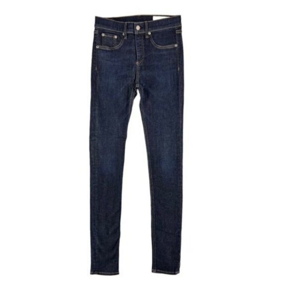 Rag &‎ Bone 10 Inch Skinny Dark Wash Denim Jean